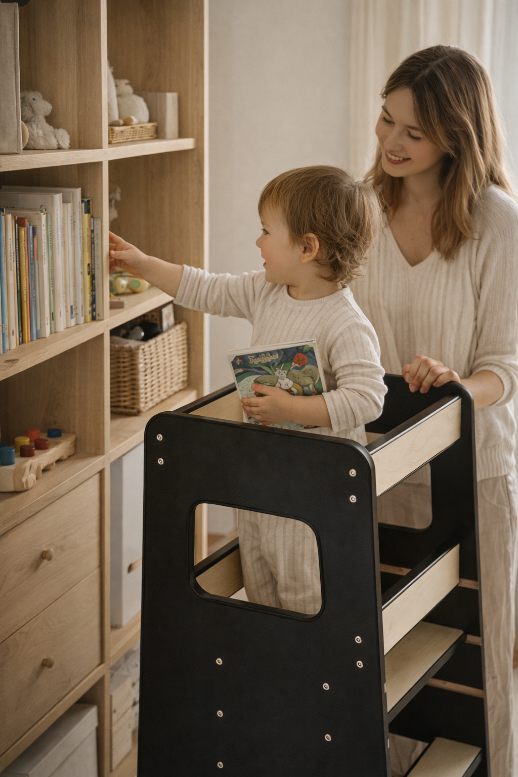 Xubby Lullza Classic Toddler Tower - Black