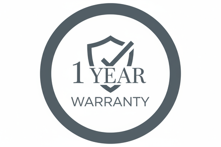 1-Year Warranty Badge